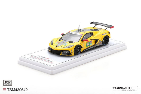 TRUESCALE MINIATURES CHEVROLET CORVETTE C8.R NO.64 CORVETTE RACING 2022 WEC SEBRING 1000 MILES GTE PRO 2ND PLACE
