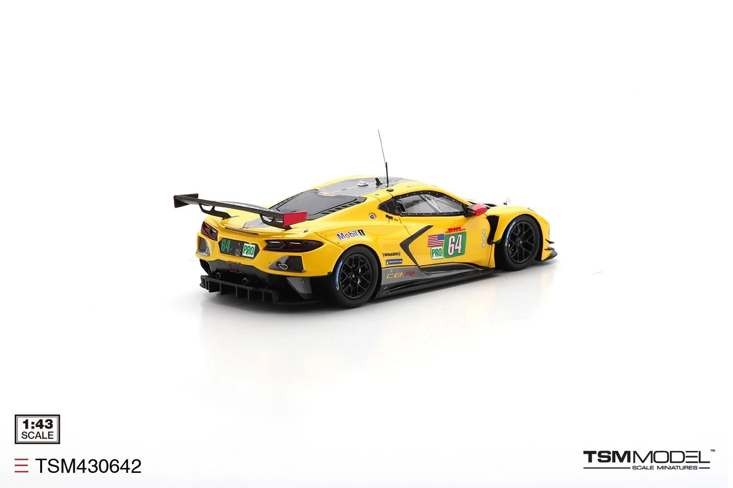 TRUESCALE MINIATURES CHEVROLET CORVETTE C8.R NO.64 CORVETTE RACING 2022 WEC SEBRING 1000 MILES GTE PRO 2ND PLACE