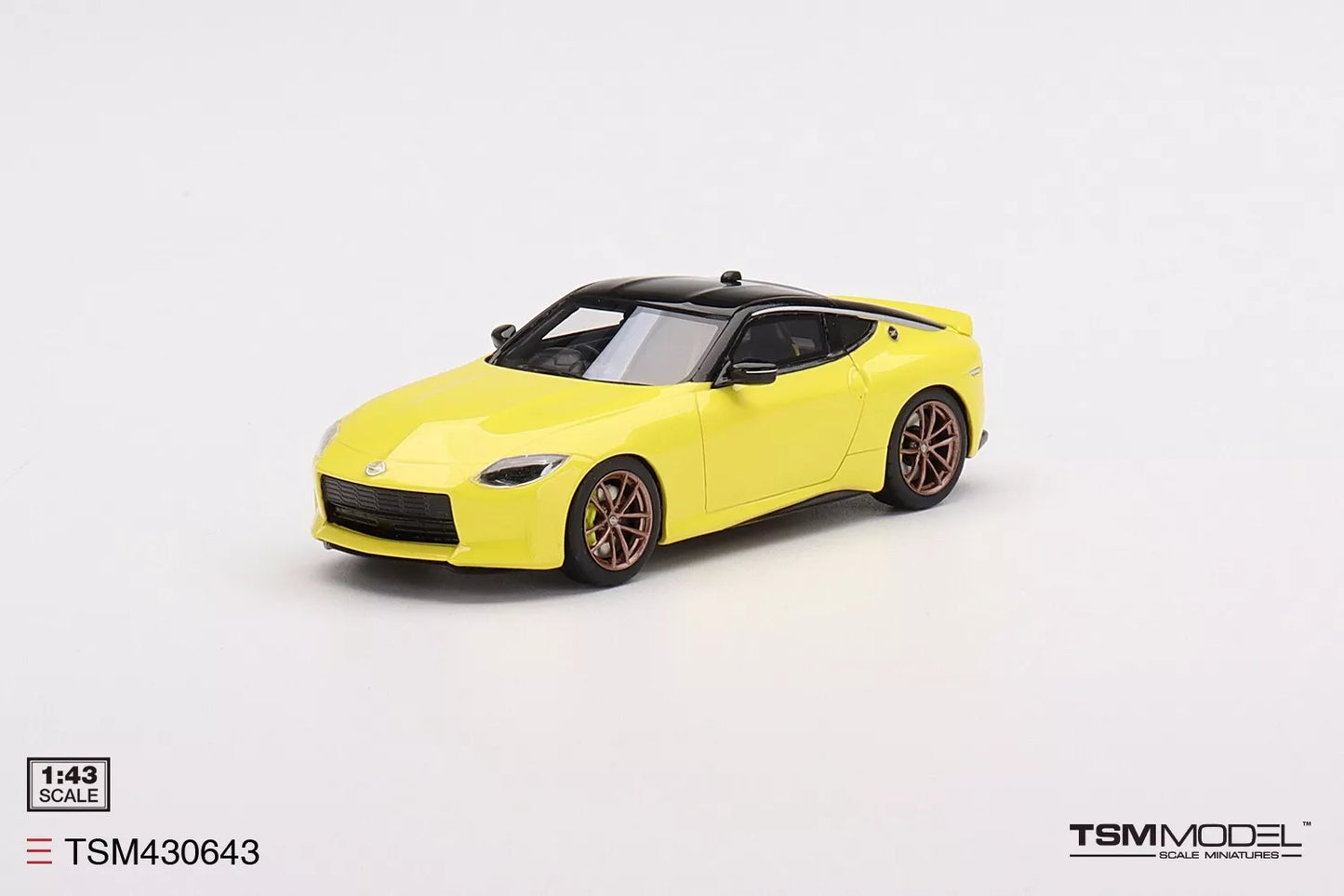 TRUESCALE MINIATURES NISSAN FAIRLADY Z PROTO SPEC 2023 IKAZUCHI YELLOW RHD