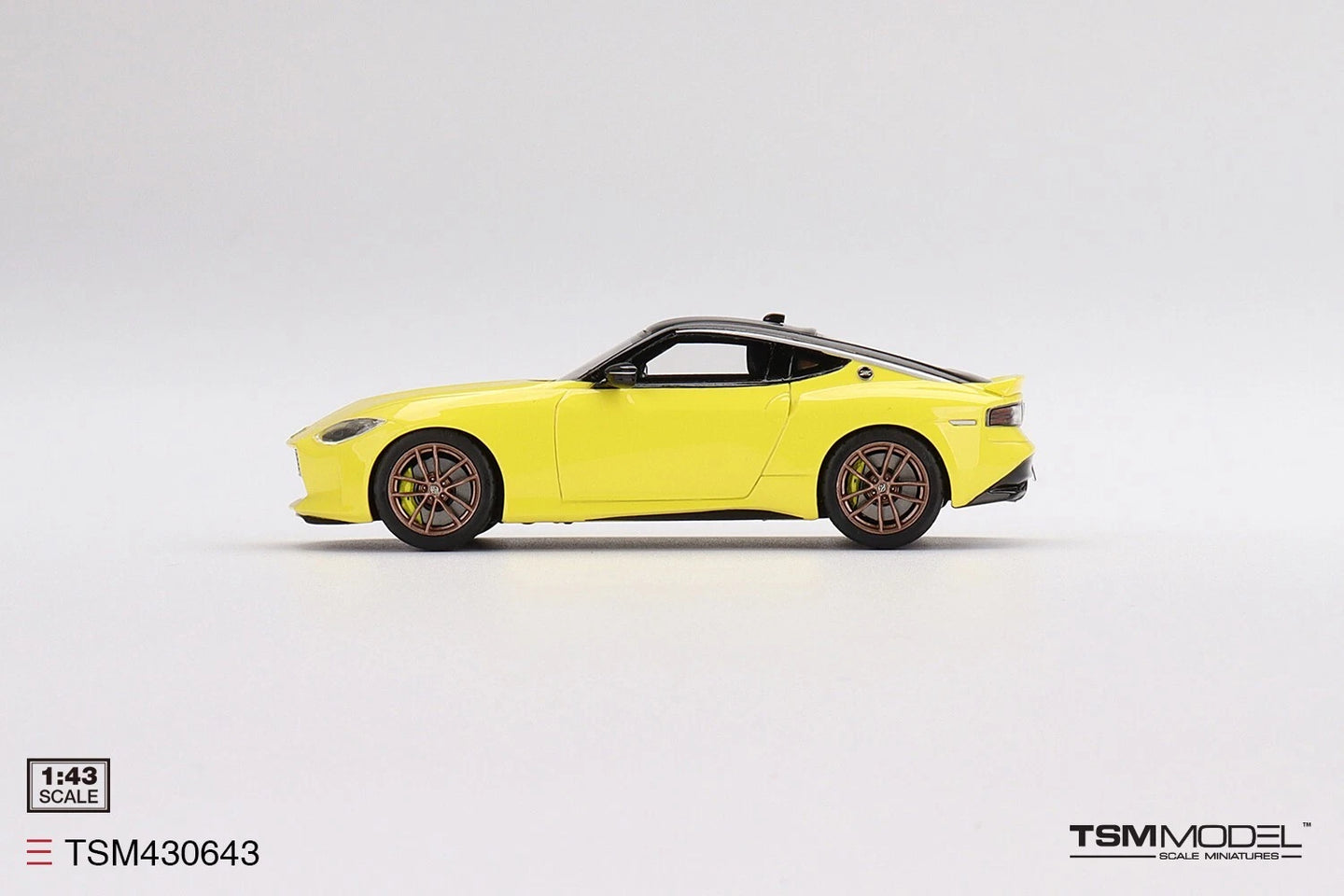 TRUESCALE MINIATURES NISSAN FAIRLADY Z PROTO SPEC 2023 IKAZUCHI YELLOW RHD