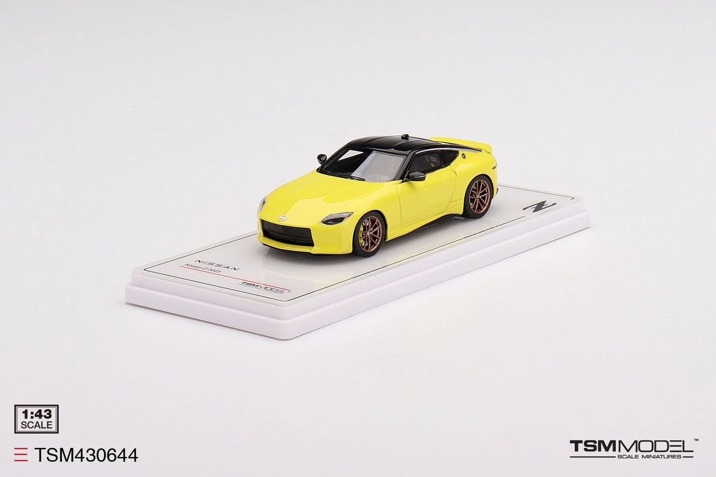 TRUESCALE MINIATURES NISSAN Z PROTO SPEC 2023 IKAZUCHI YELLOW LHD