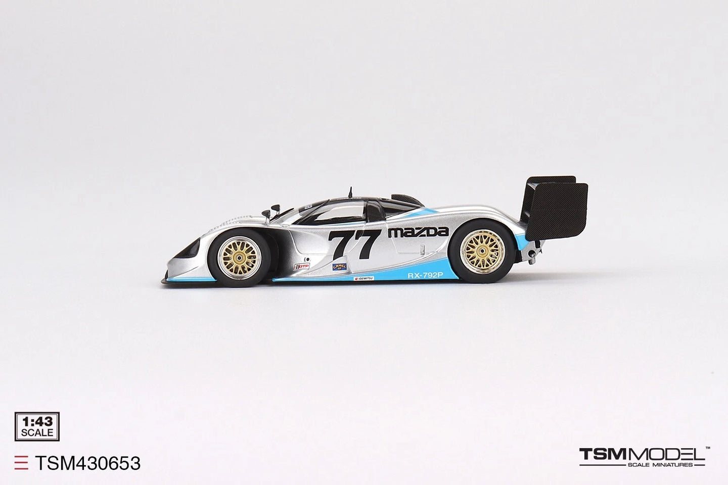 TRUESCALE MINIATURES MAZDA RX-792P NO.77 MAZDA MOTORSPORTS 1992 IMSA ROAD AMERICA 2HRS
