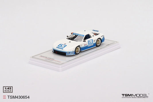 TRUESCALE MINIATURES MAZDA RX-7 GTO NO.63 MAZDA MOTORSPORT 1990 IMSA TOPEKA 2 HRS 3RD PLACE