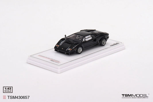 TRUESCALE MINIATURES LAMBORGHINI COUNTACH 25TH ANNIVERSARY BLACK