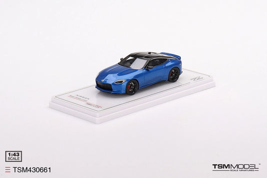 TRUESCALE MINIATURES NISSAN FAIRLADY Z VERSION ST 2023 SEIRAN BLUE RHD