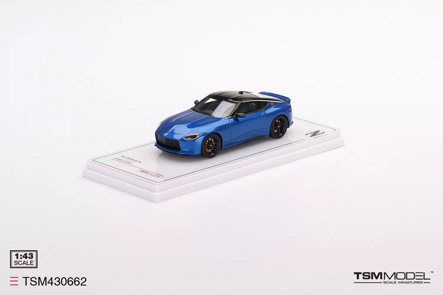 TRUESCALE MINIATURES NISSAN Z PERFORMANCE 2023 SEIRAN BLUE LHD