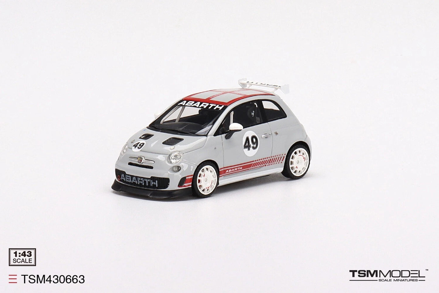 TRUESCALE MINIATURES  FIAT 500 ABARTH ASSETTO CORSE PRESENTATION