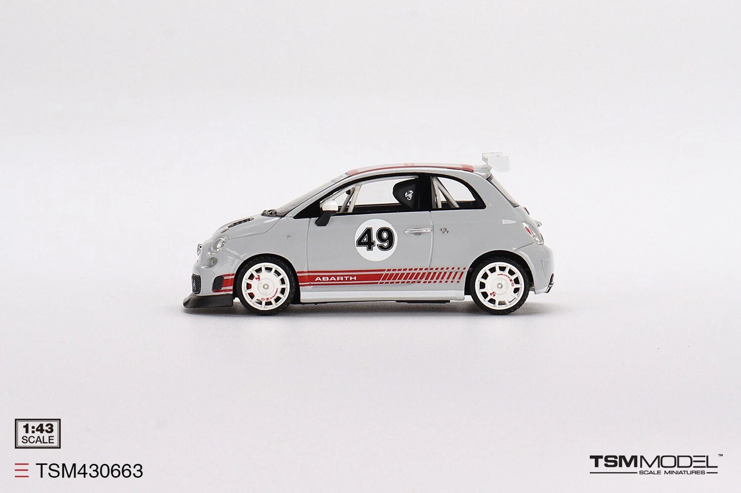 TRUESCALE MINIATURES  FIAT 500 ABARTH ASSETTO CORSE PRESENTATION