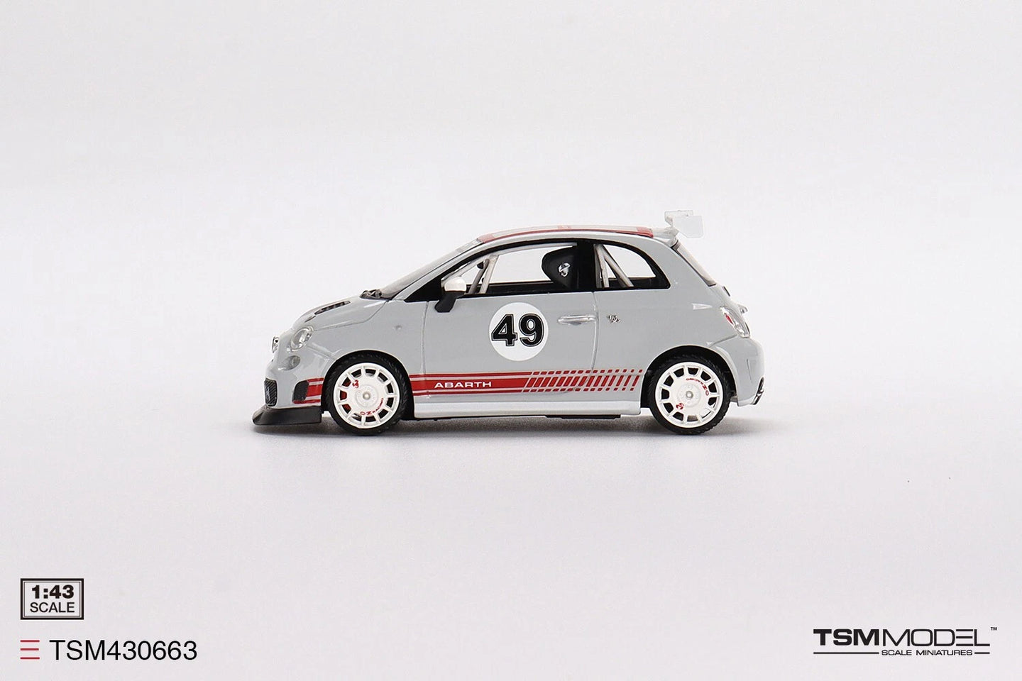 TRUESCALE MINIATURES  FIAT 500 ABARTH ASSETTO CORSE PRESENTATION