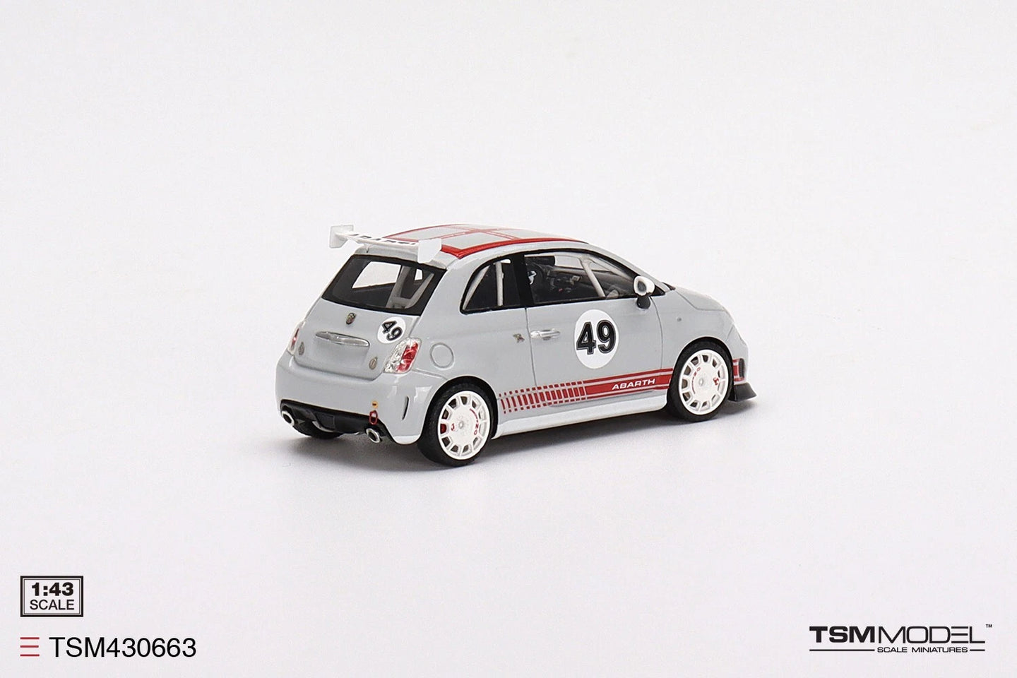 TRUESCALE MINIATURES  FIAT 500 ABARTH ASSETTO CORSE PRESENTATION