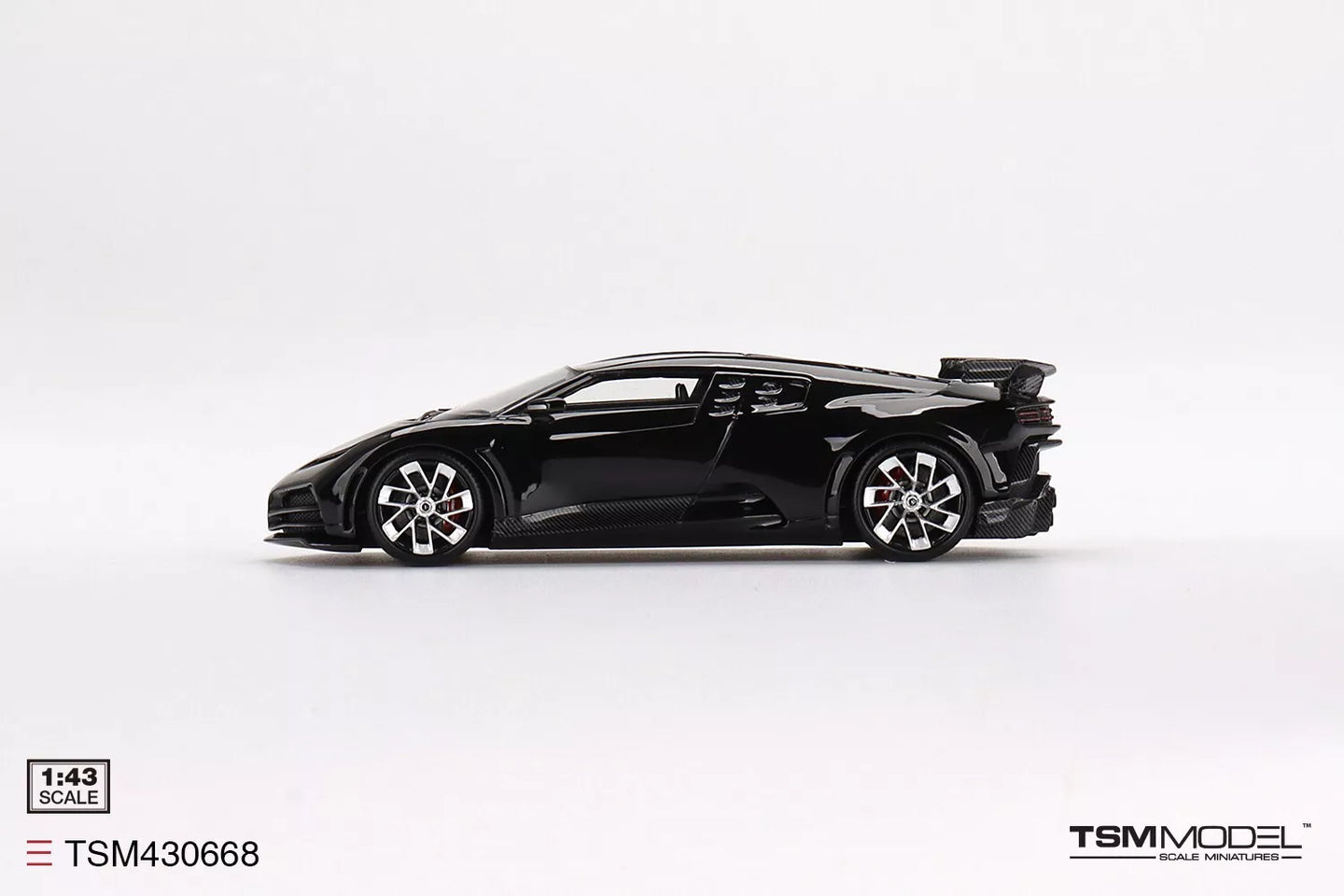 TRUESCALE MINIATURES BUGATTI CENTODIECI BLACK