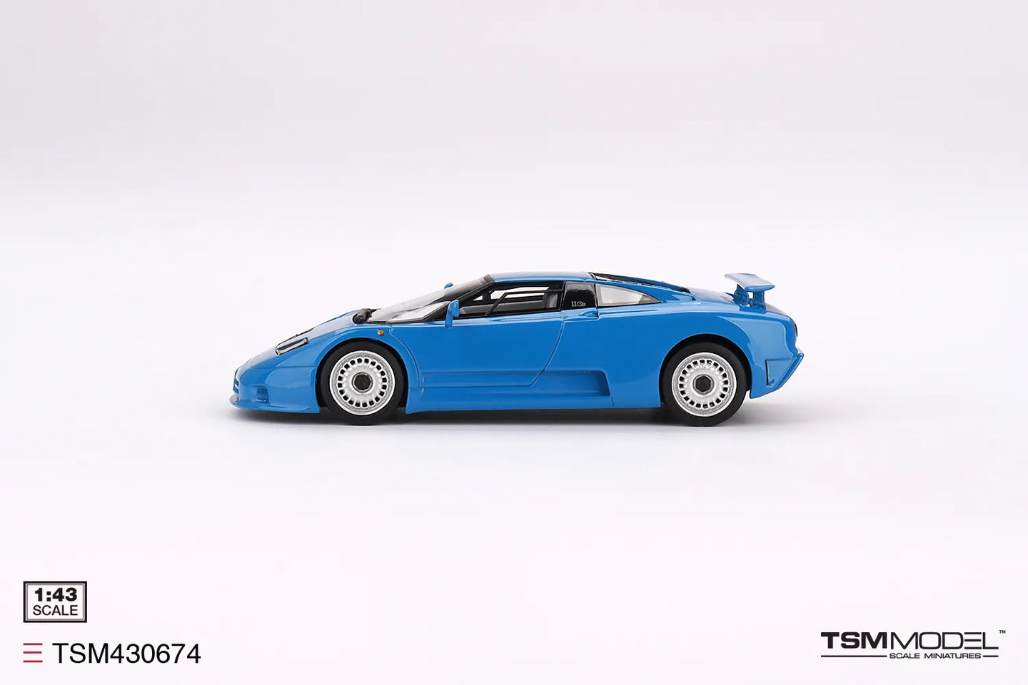 TRUE SCALE MINIATURES BUGATTI EB110 GT BLU BUGATTI (RESIN)