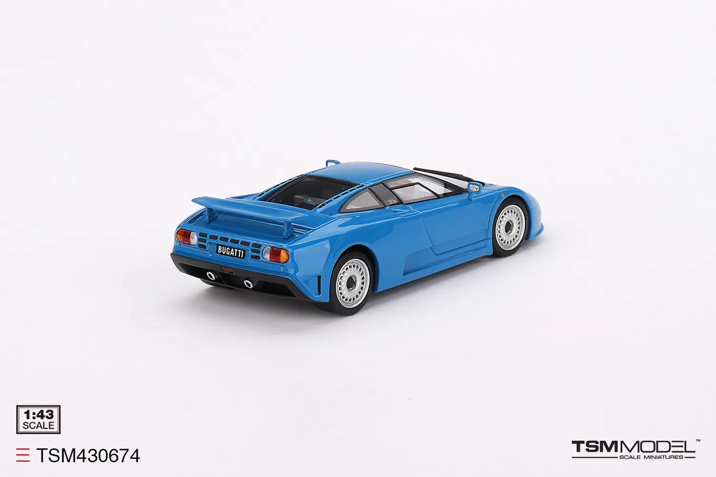 TRUE SCALE MINIATURES BUGATTI EB110 GT BLU BUGATTI (RESIN)