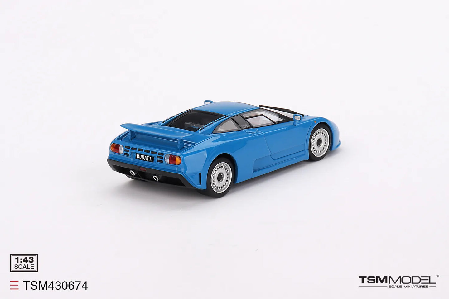 TRUE SCALE MINIATURES BUGATTI EB110 GT BLU BUGATTI (RESIN)