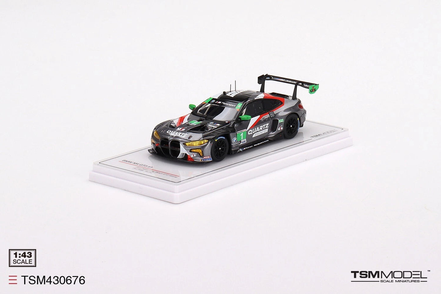 TRUESCALE MINIATURES BMW M4 GT3 NO.1 PAUL MILLER RACING 2022 IMSA LONG BEACG GTD WINNER