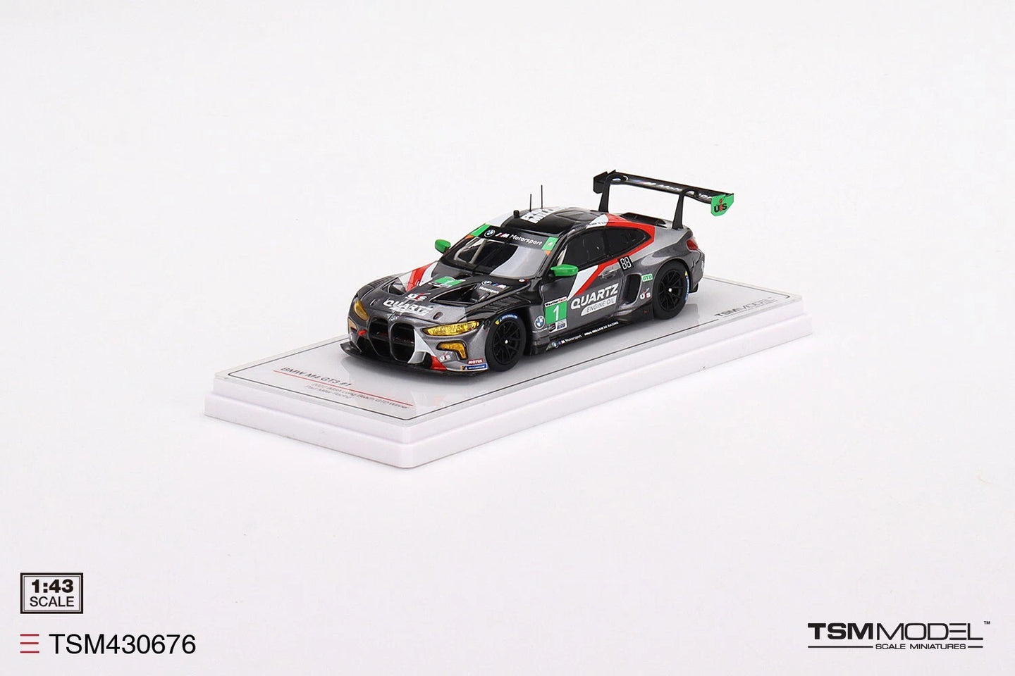 TRUESCALE MINIATURES BMW M4 GT3 NO.1 PAUL MILLER RACING 2022 IMSA LONG BEACG GTD WINNER