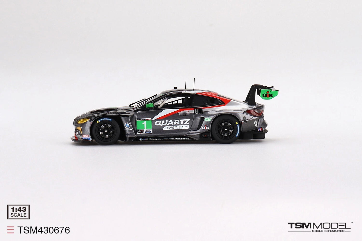 TRUESCALE MINIATURES BMW M4 GT3 NO.1 PAUL MILLER RACING 2022 IMSA LONG BEACG GTD WINNER