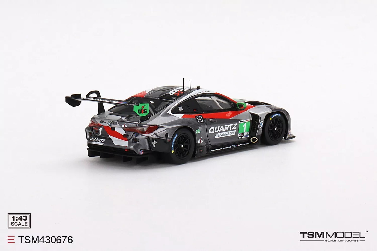 TRUESCALE MINIATURES BMW M4 GT3 NO.1 PAUL MILLER RACING 2022 IMSA LONG BEACG GTD WINNER