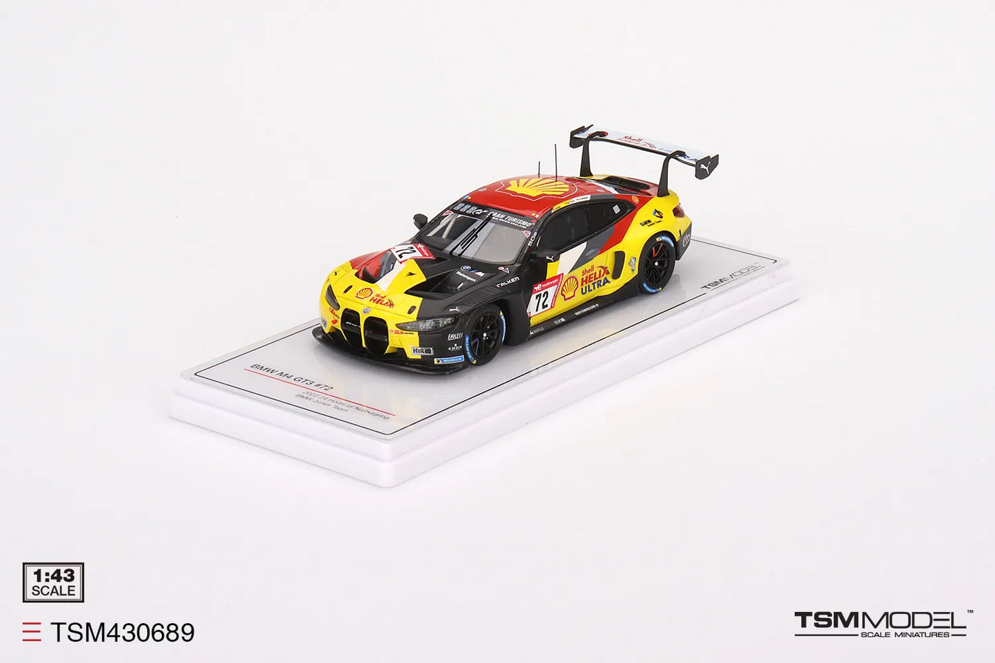 TRUE SCALE MINIATURES BMW M4 GT3 NO.72 BMW JUNIOR TEAM 2022 24 HOURS OF NURBURGRING