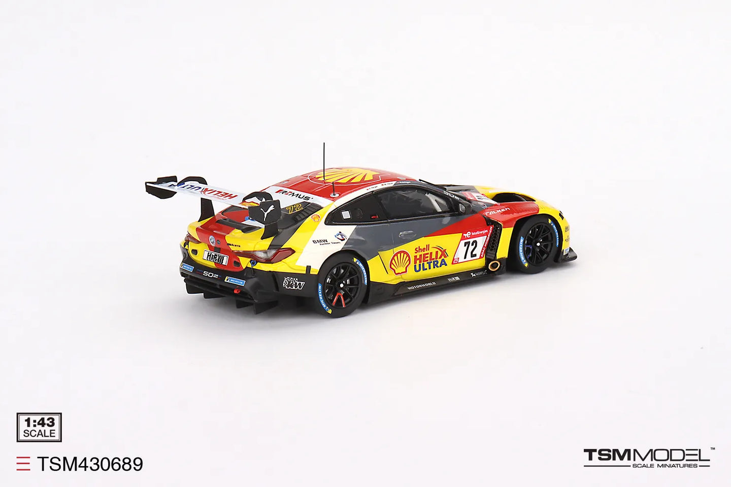 TRUE SCALE MINIATURES BMW M4 GT3 NO.72 BMW JUNIOR TEAM 2022 24 HOURS OF NURBURGRING