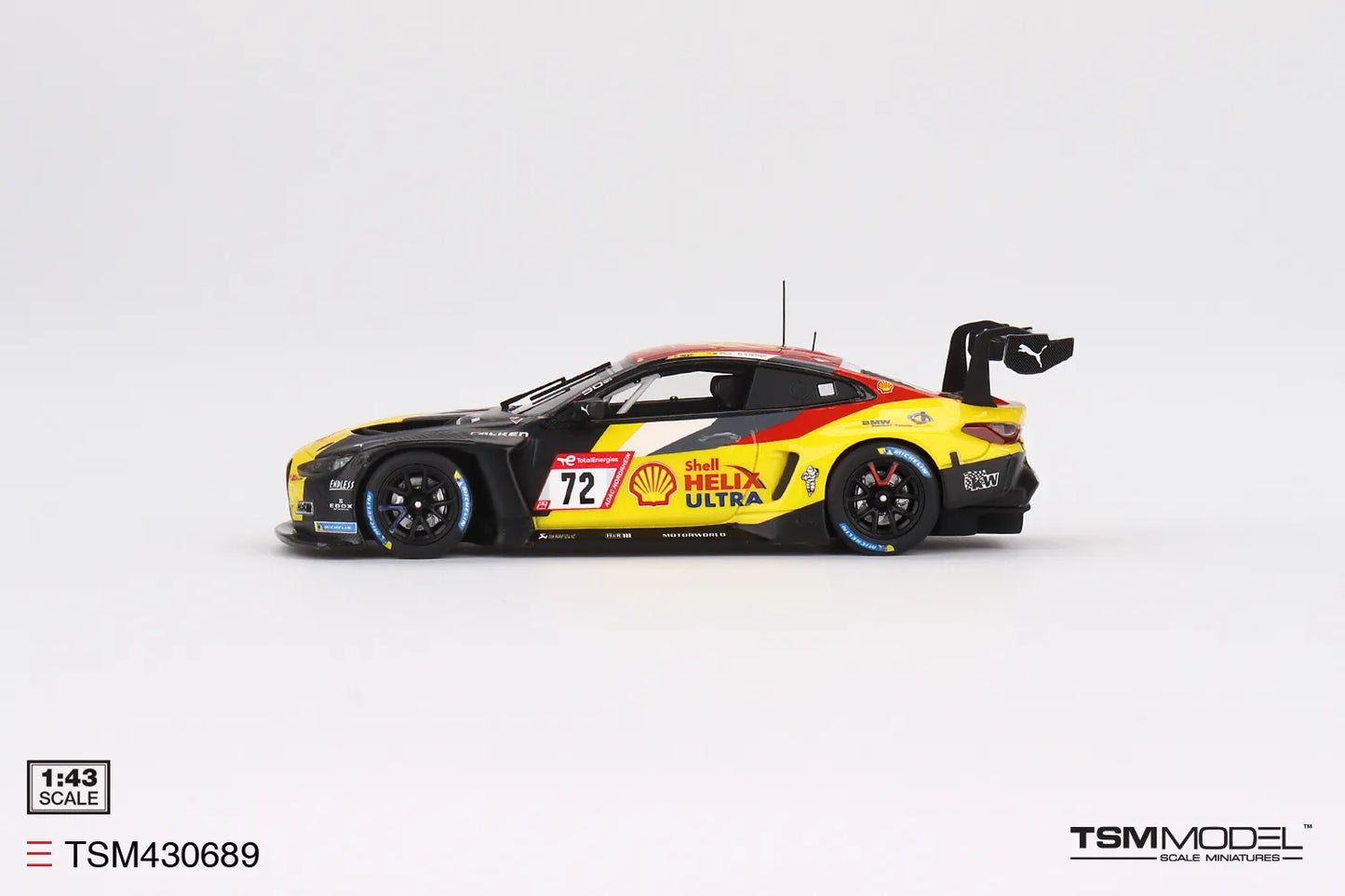TRUE SCALE MINIATURES BMW M4 GT3 NO.72 BMW JUNIOR TEAM 2022 24 HOURS OF NURBURGRING