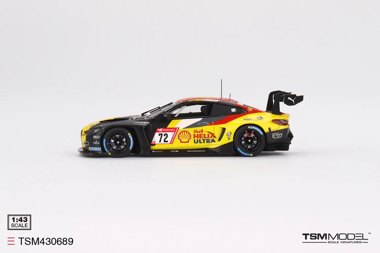 TRUE SCALE MINIATURES BMW M4 GT3 NO.72 BMW JUNIOR TEAM 2022 24 HOURS OF NURBURGRING