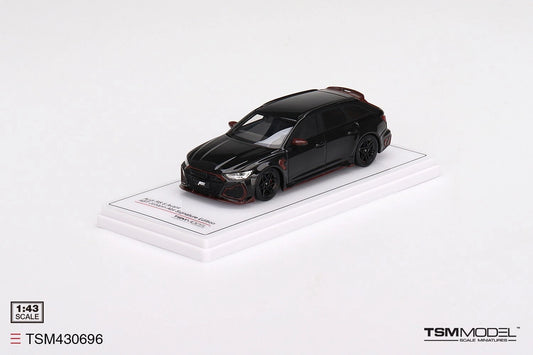TRUESCALE MINIATURES AUDI RS 6 AVANT ABT JOHANN ABT SIGNATURE EDITION BLACK
