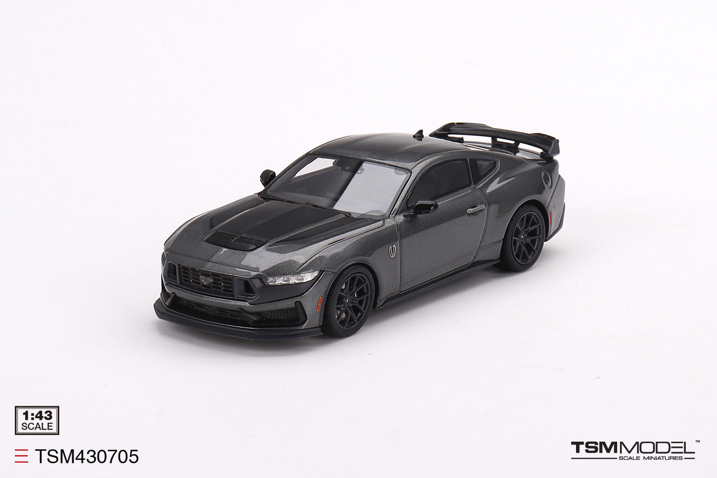 TRUESCALE MINIATURES FORD MUSTANG DARK HORSE 2024 CARBONIZED GREY