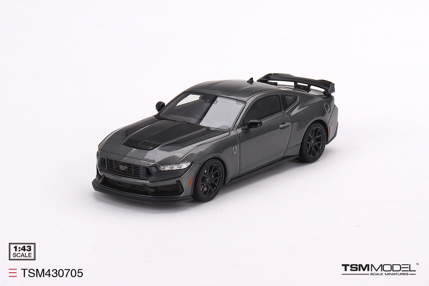 TRUESCALE MINIATURES FORD MUSTANG DARK HORSE 2024 CARBONIZED GREY