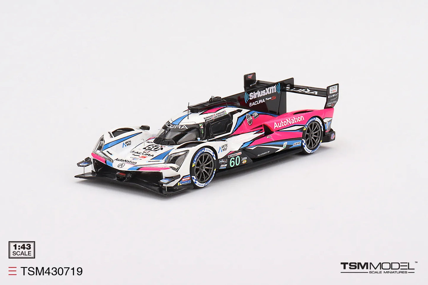 TRUE SCALE MINIATURES ACURA ARX-06 GTP NO.60 MEYER SHANK RACING 2023 IMSA DAYTONA 24 HRS WINNER