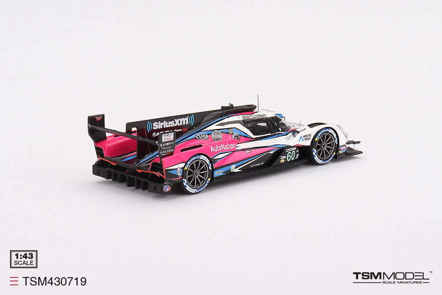 TRUE SCALE MINIATURES ACURA ARX-06 GTP NO.60 MEYER SHANK RACING 2023 IMSA DAYTONA 24 HRS WINNER