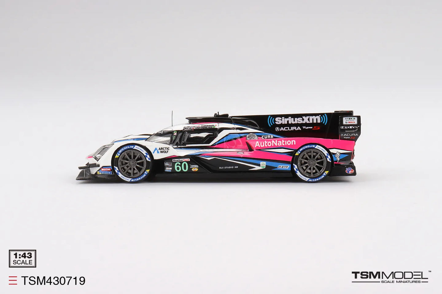 TRUE SCALE MINIATURES ACURA ARX-06 GTP NO.60 MEYER SHANK RACING 2023 IMSA DAYTONA 24 HRS WINNER