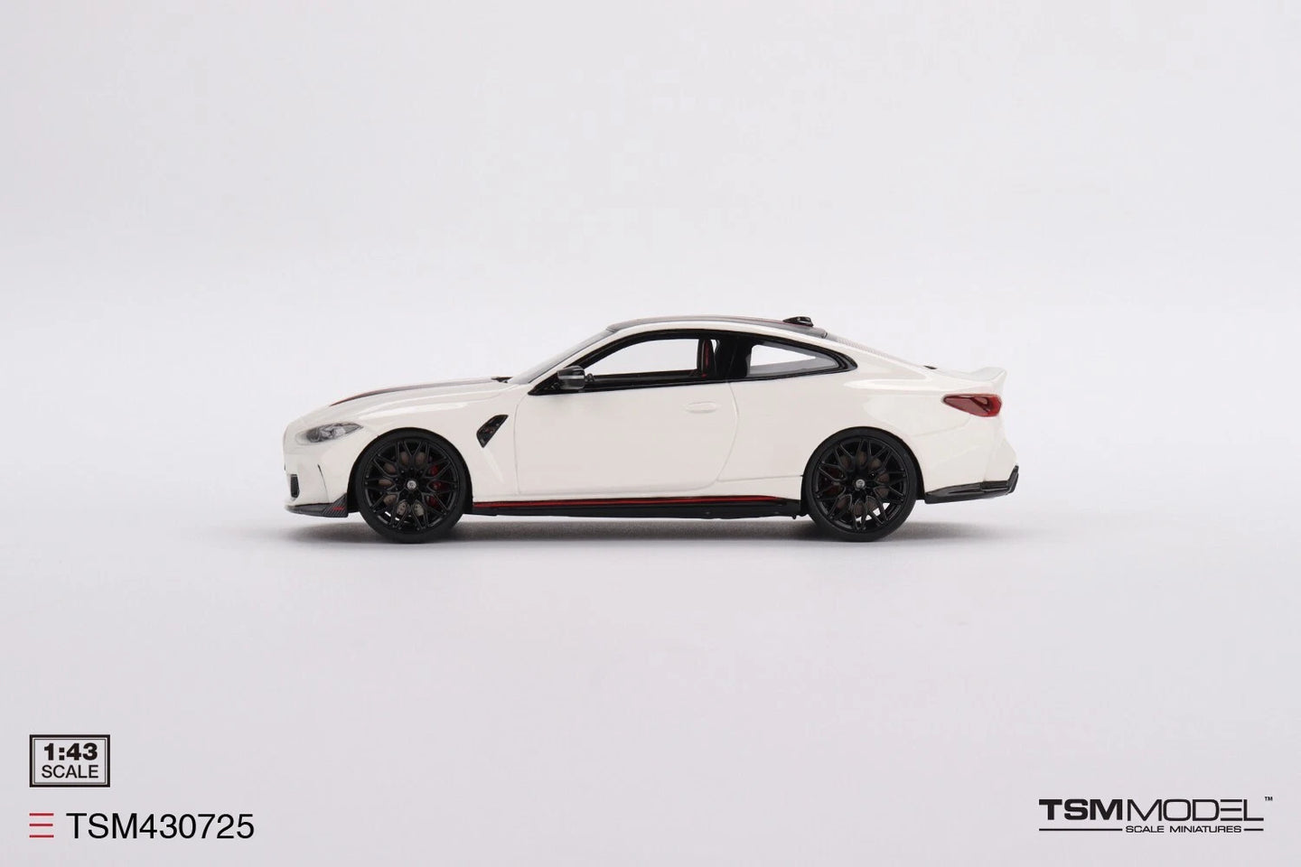 TRUESCALE MINIATURES BMW M4 CSL ALPINE WHITE (RESIN)