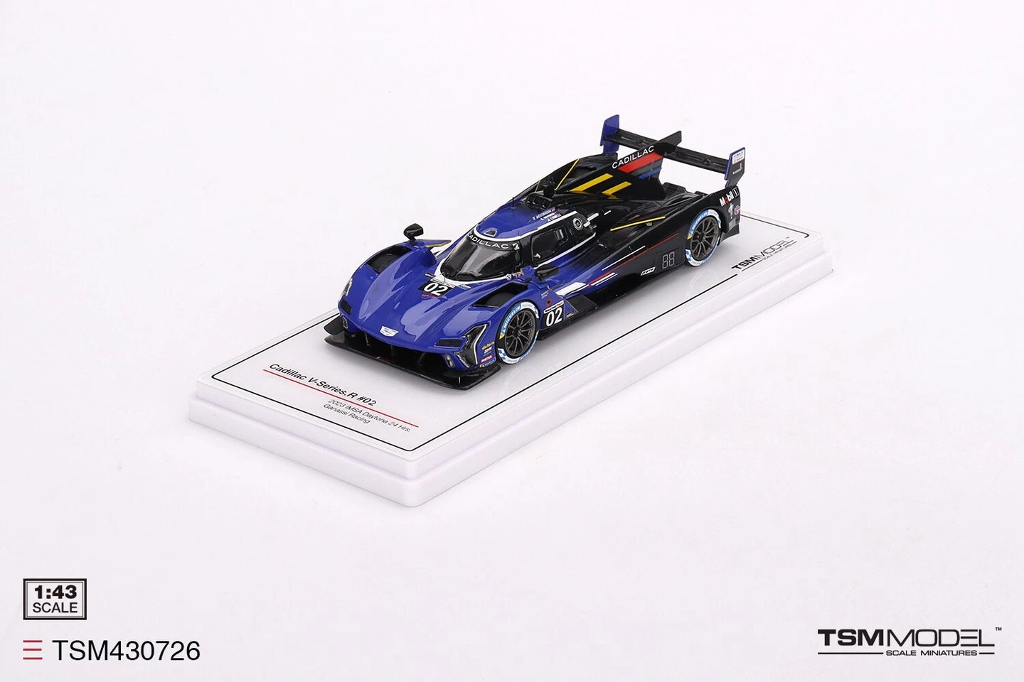 TRUESCALE MINIATURES CADILLAC V-SERIES.R NO.02 CADILLAC RACING 2023 IMSA DAYTONA 24 HRS
