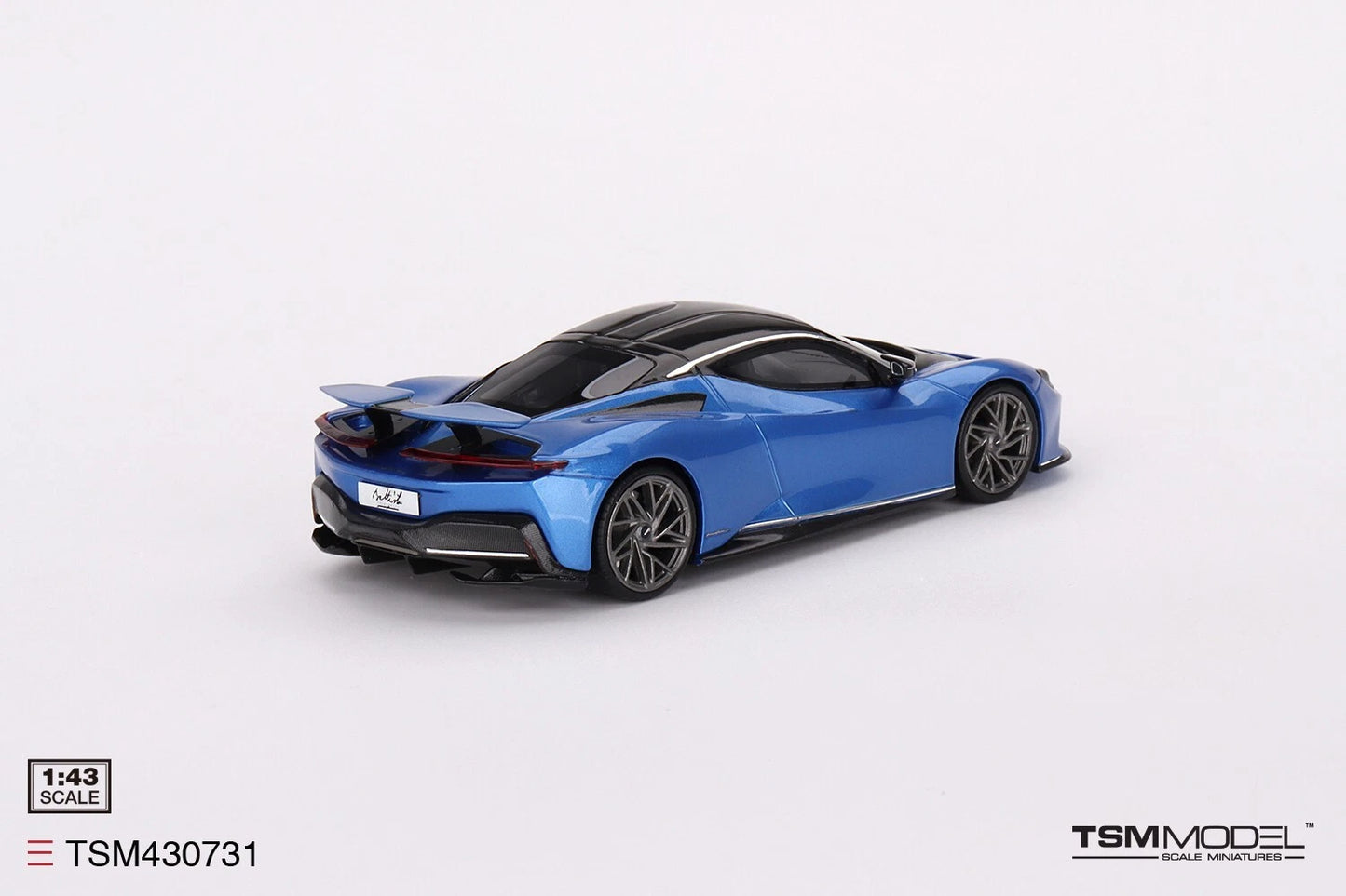 TRUESCALE MINIATURES AUTOMOBILI PININFARINA BATTISTA GENEVA WORLD PREMIERE 2019 EDITION ICONICA BLU