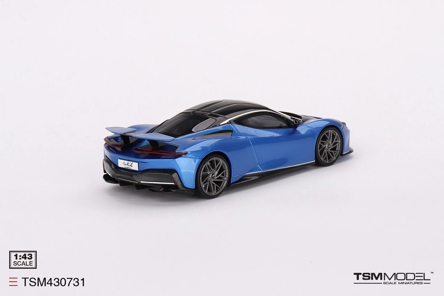 TRUESCALE MINIATURES AUTOMOBILI PININFARINA BATTISTA GENEVA WORLD PREMIERE 2019 EDITION ICONICA BLU