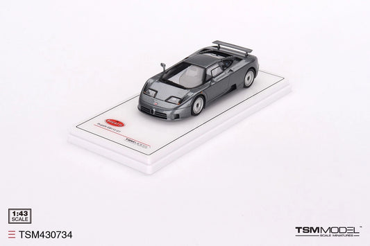 TRUESCALE MINIATURES BUGATTI EB110 GT GRIGIO SCURO