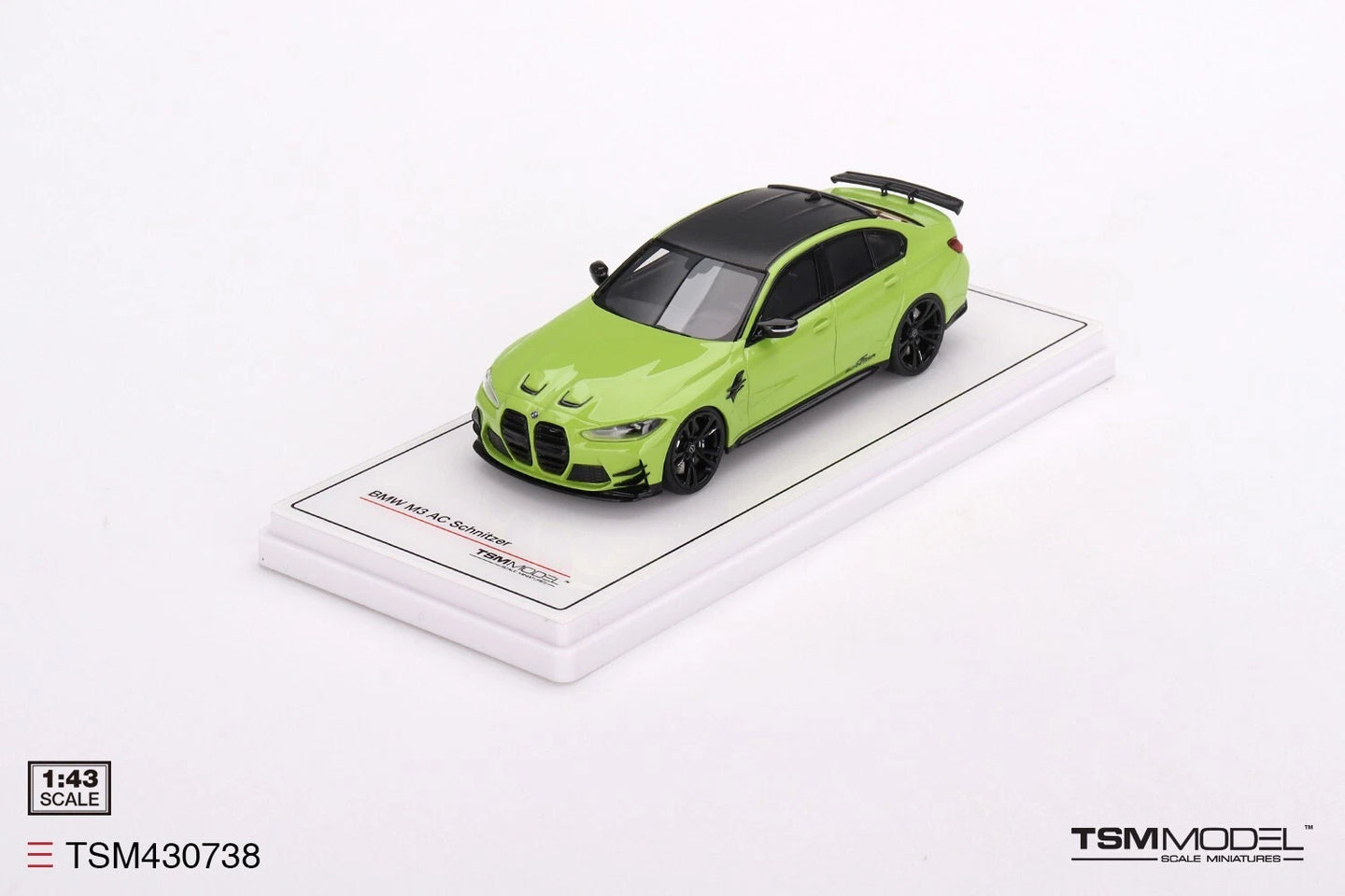 TRUESCALE MINIATURES BMW 3-SERIES AC SCHNITZER M3 COMPETITION (G80) SAO PAULO YELLOW