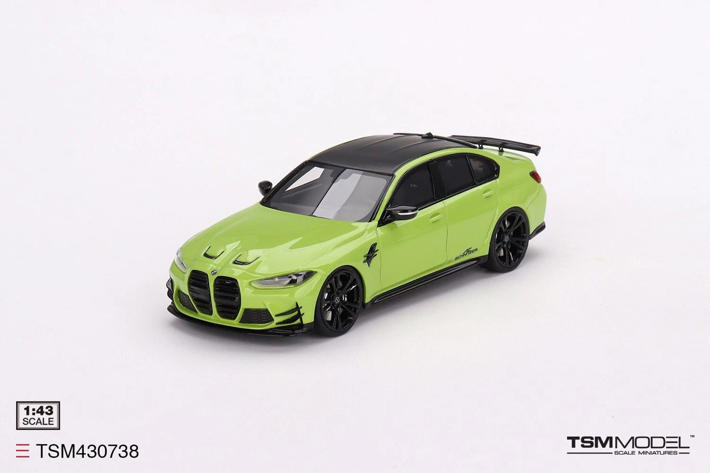 TRUESCALE MINIATURES BMW 3-SERIES AC SCHNITZER M3 COMPETITION (G80) SAO PAULO YELLOW