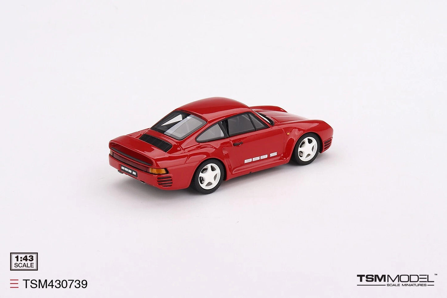 TRUESCALE MINIATURES PORSCHE 959 SPORT GUARDS RED (RESIN)