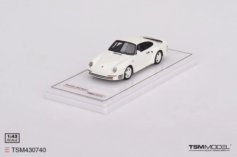 TRUESCALE MINIATURES PORSCHE 959 SPORT GRAND PRIX WHITE
