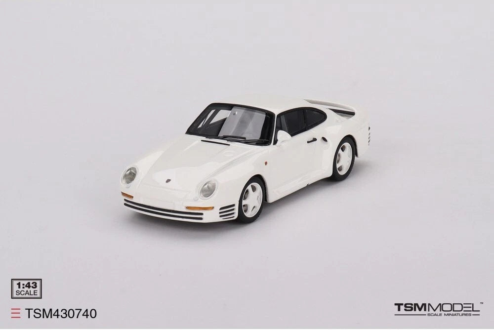 TRUESCALE MINIATURES PORSCHE 959 SPORT GRAND PRIX WHITE