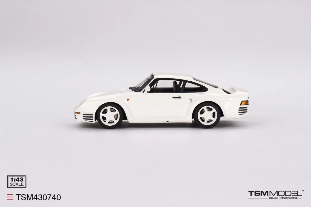 TRUESCALE MINIATURES PORSCHE 959 SPORT GRAND PRIX WHITE