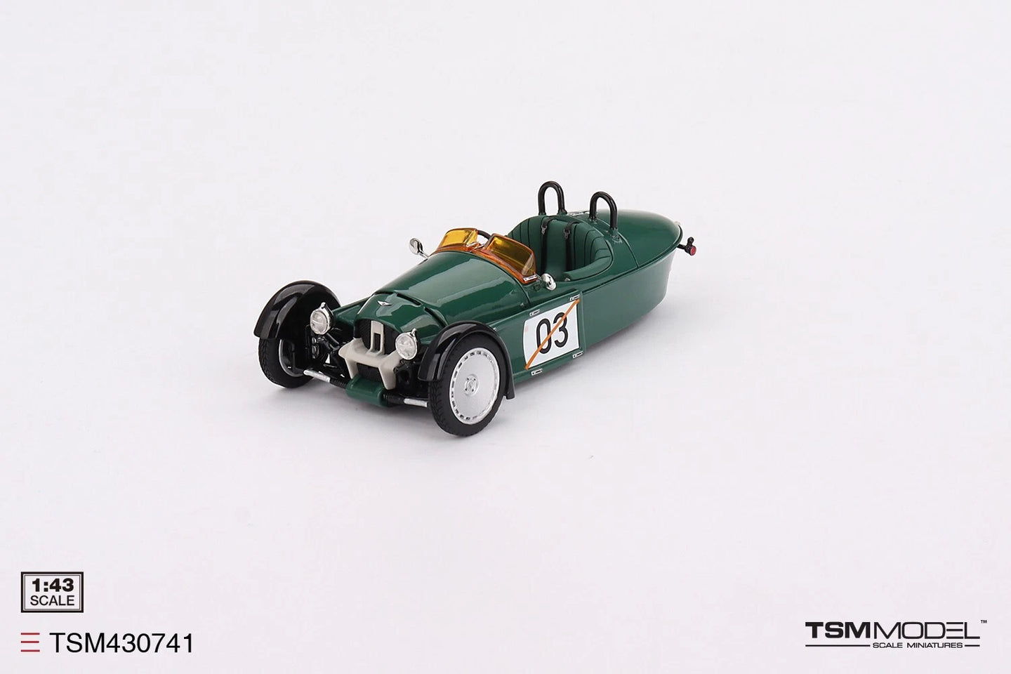 TRUESCALE MINIATURES MORGAN SUPER 3 JET GREEN (RESIN)