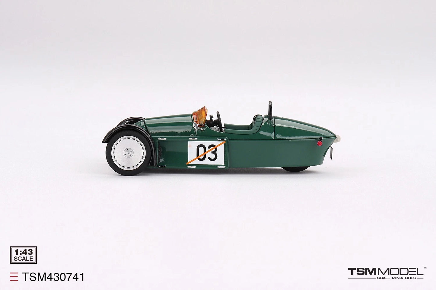 TRUESCALE MINIATURES MORGAN SUPER 3 JET GREEN (RESIN)