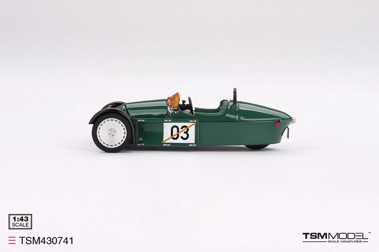 TRUESCALE MINIATURES MORGAN SUPER 3 JET GREEN (RESIN)