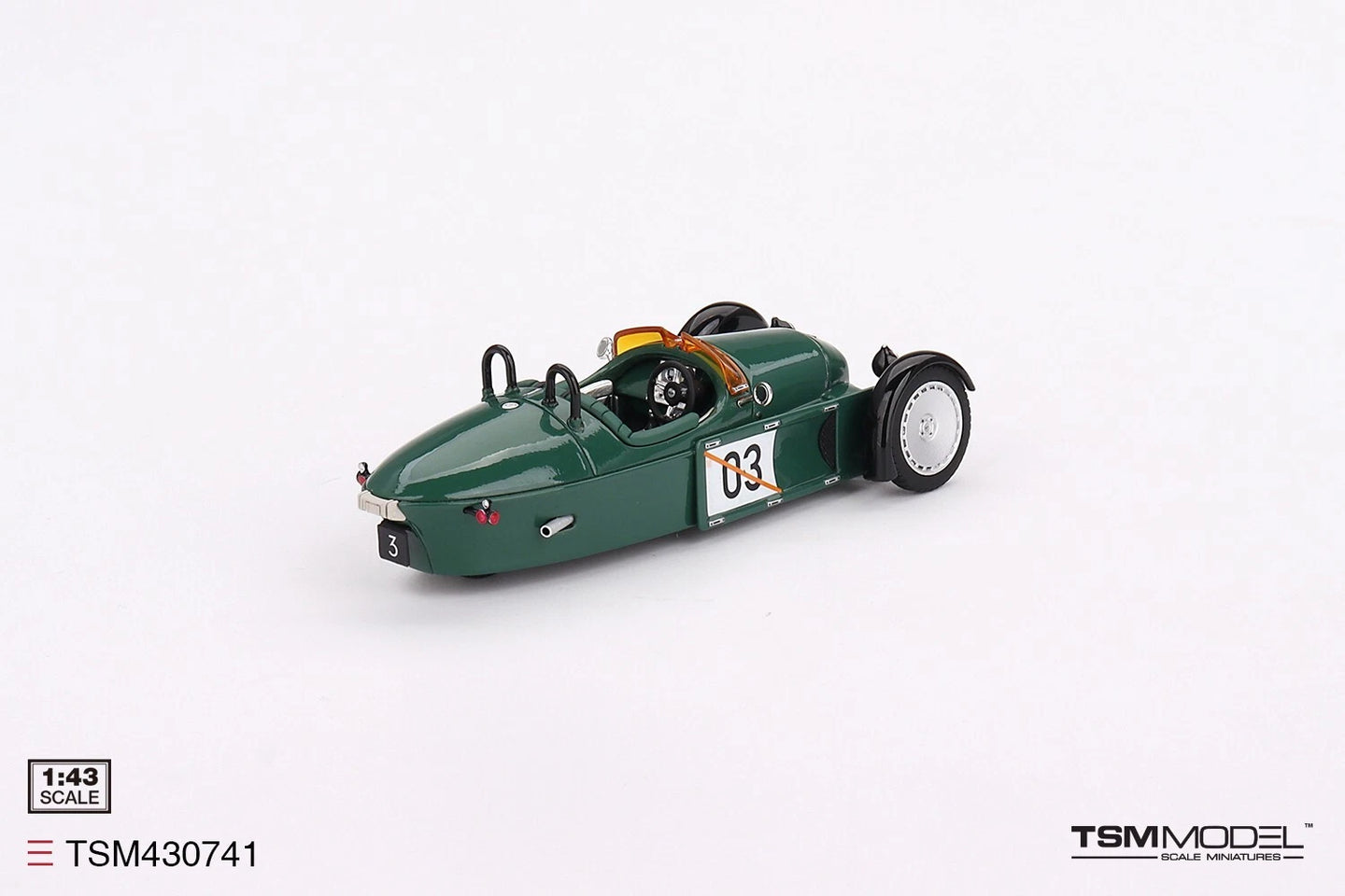 TRUESCALE MINIATURES MORGAN SUPER 3 JET GREEN (RESIN)
