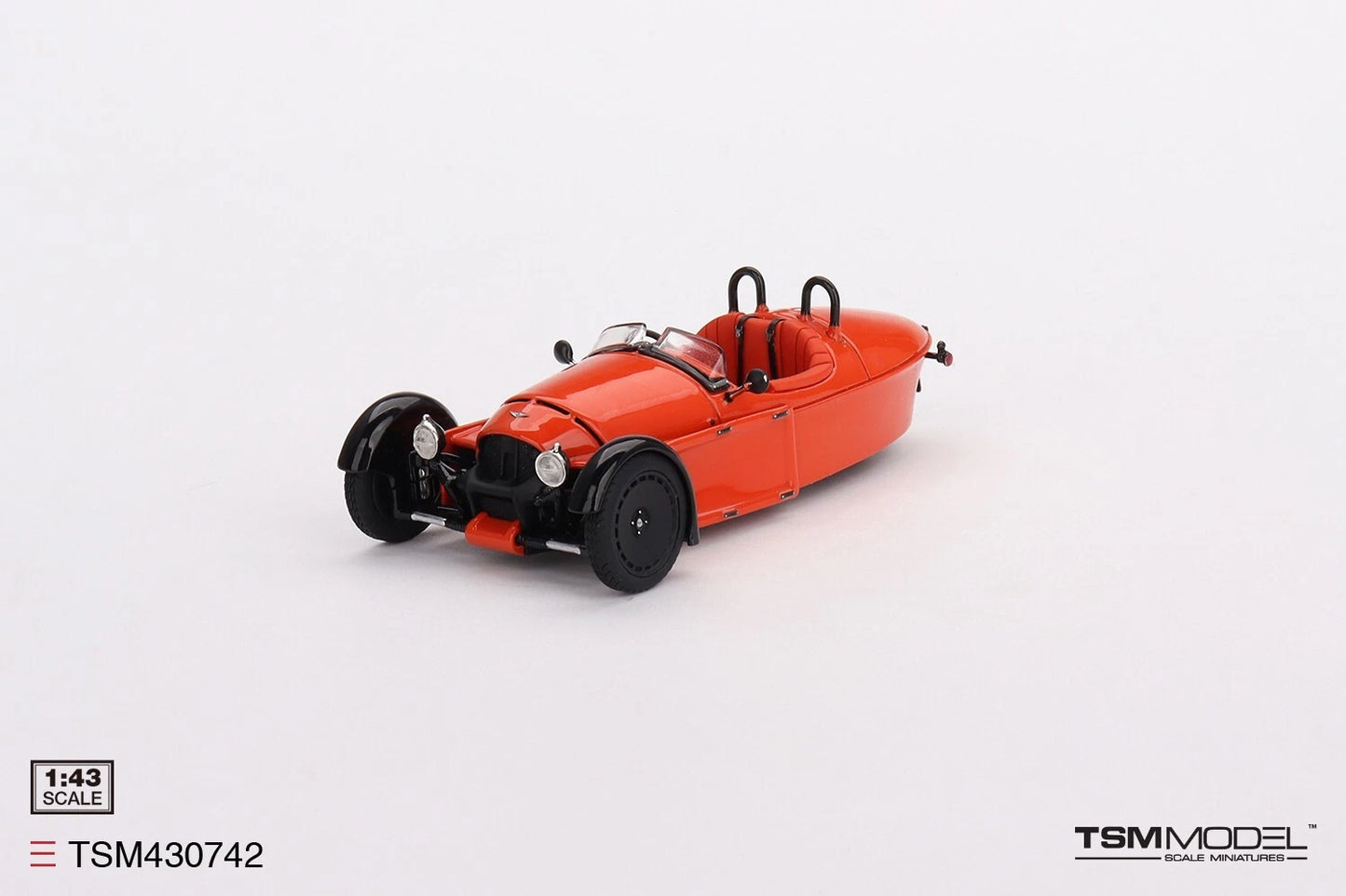 TRUESCALE MINIATURES MORGAN SUPER 3 CORAL ORANGE (RESIN)
