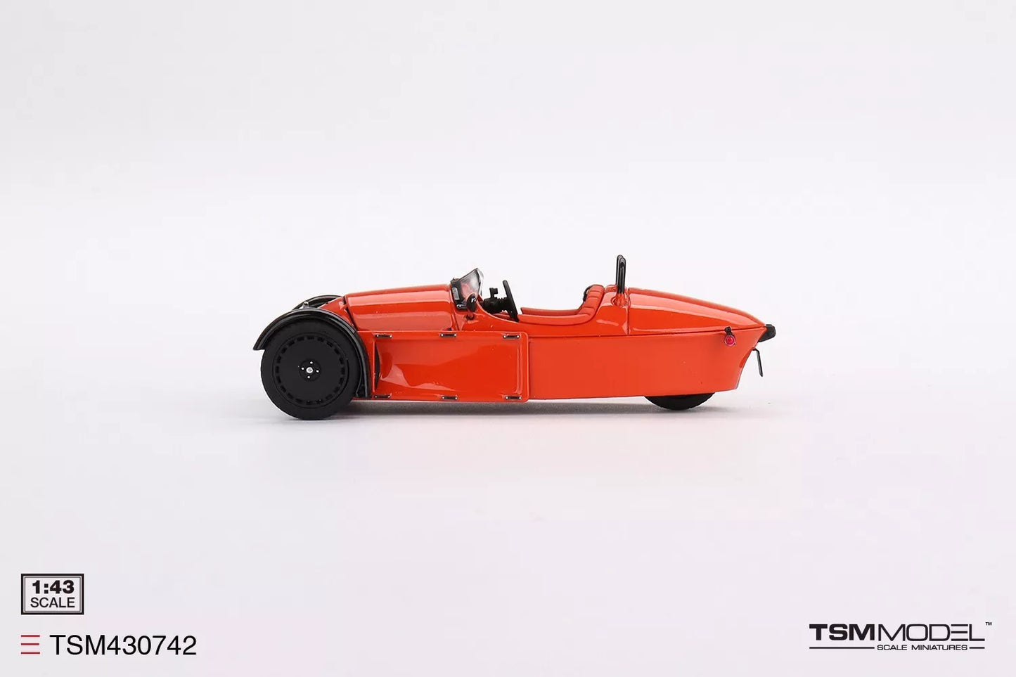 TRUESCALE MINIATURES MORGAN SUPER 3 CORAL ORANGE (RESIN)