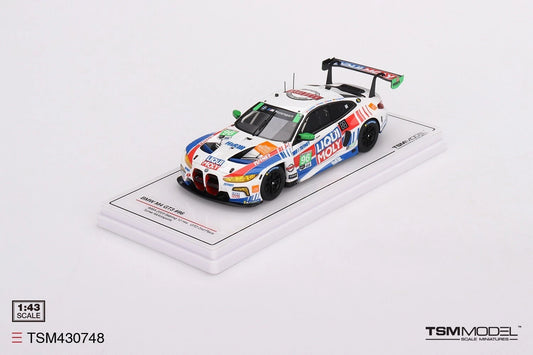 TRUE SCALE MINIATURES BMW M4 GT3 NO.96 TURNER MOTORSPORTS IMSA 2023 SEBRING 12 HRS GTD 2ND PLACE